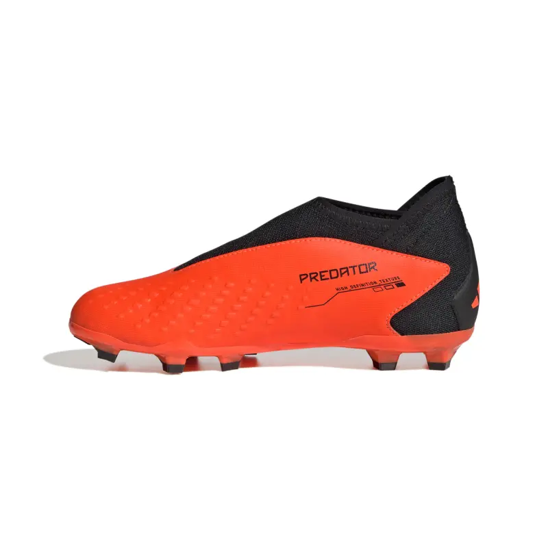 Adidas Predator Accuracy.3 Laceless FG Jr (Orange/Black) gallery image