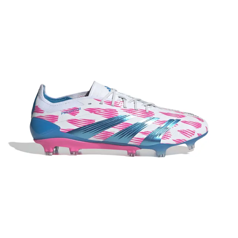 Adidas Predator Elite FG (White/Pink/Blue) Product Detail