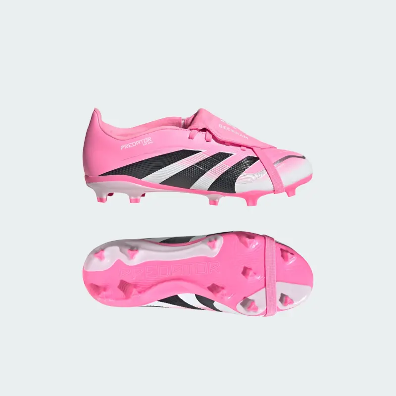Adidas Predator League Fold-Over Tongue FG/MG David Beckham Beam Pink (Kids) Featured Product Image