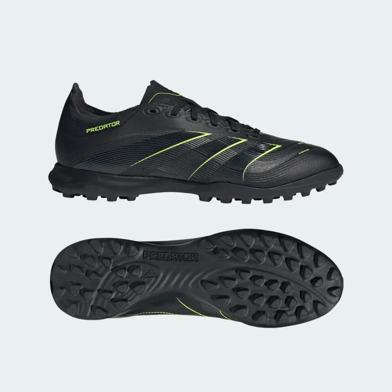 Adidas Predator League Turf Core Black Carbon Lucid Lemon Item Photo