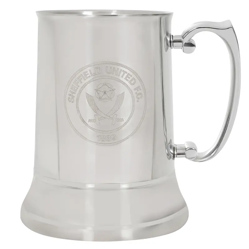 Crest Steel Tankard Product Photo