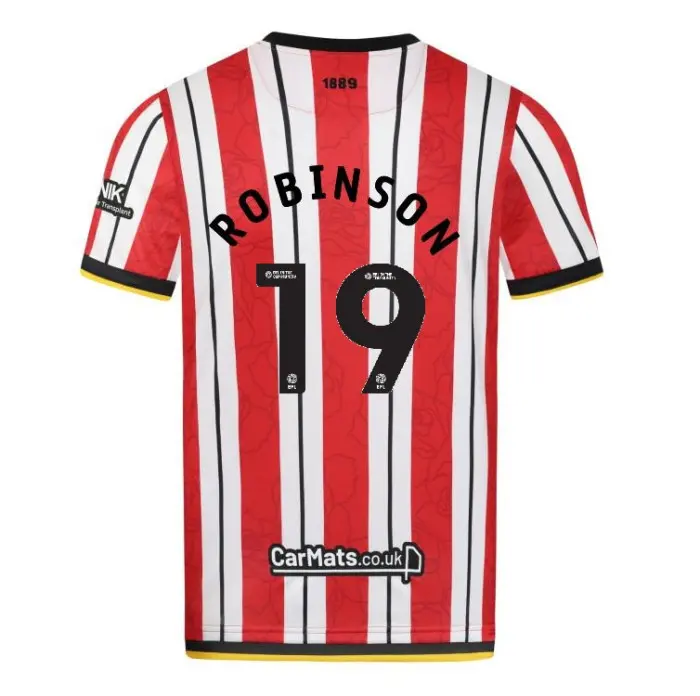Junior Home Shirt S/S 24/25 - 19 ROBINSON Item Photo