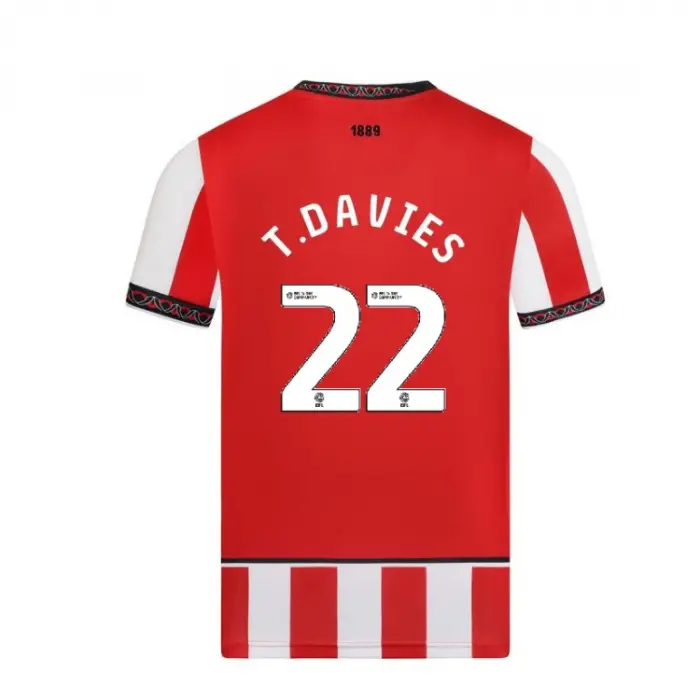 Junior Home Shirt S/S 25/26 - 22 T.DAVIES Main Product View