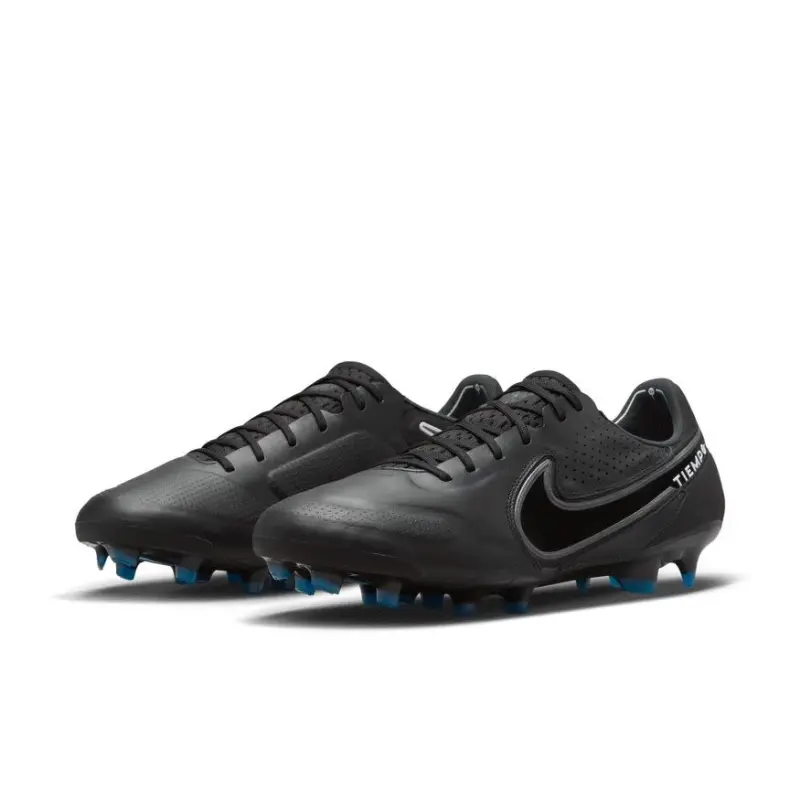 Nike Tiempo Legend 9 Elite FG (Black/Silver) Product Photo