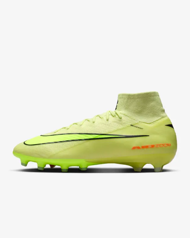 Nike Zoom Mercurial Superfly 10 Elite AG-Pro Limelight Hyper Crimson Product Photo