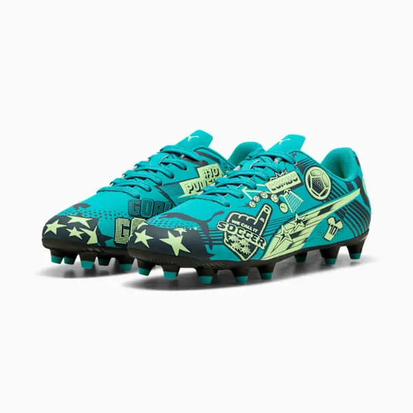 Puma Christian Pulisic x Ultra Legacy FG/AG Big Kid 'Allover Print - Deep Aqua' product photo