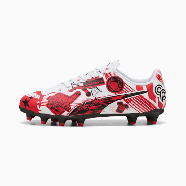 Puma Christian Pulisic x Ultra Legacy FG/AG Big Kid 'Allover Print - White Red Black' item view