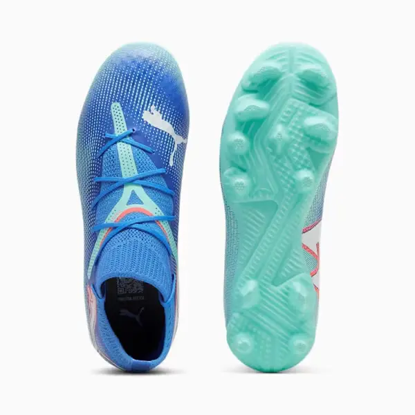 PUMA Future 7 Pro FG/AG Jr (Blue/Mint) gallery image