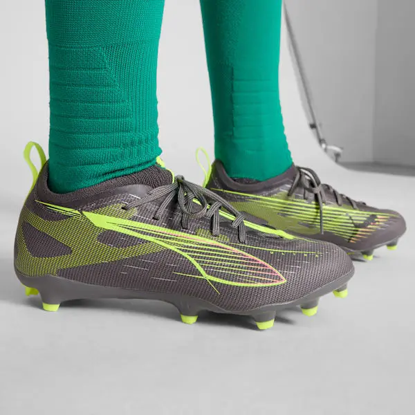 Puma Ultra 5 Pro Matte Aged Silver / Yellow Alert (GS) gallery image