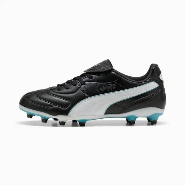 Puma Wmns King Liga FG AG 'Black White Aqua' merchandise detail