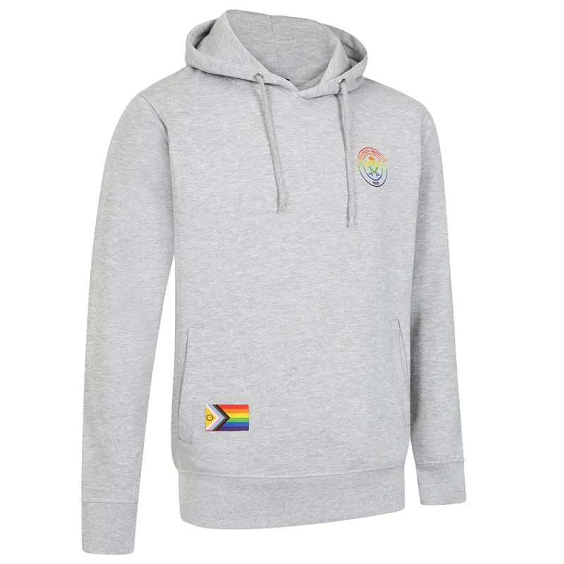 Rainbow Print Hoody Grey shopping image