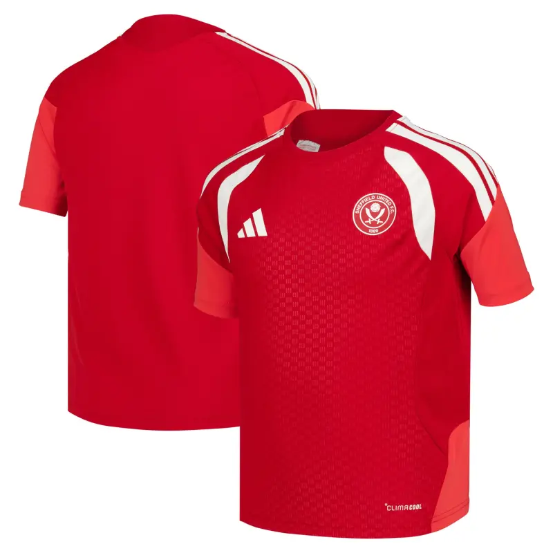 Sheffield United Adidas Training Jersey - Red - Kids Item Photo