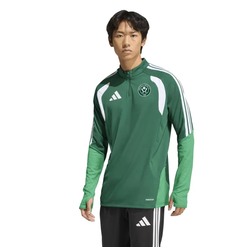 Sheffield United Adidas Training Top - Dark Green Item Photo