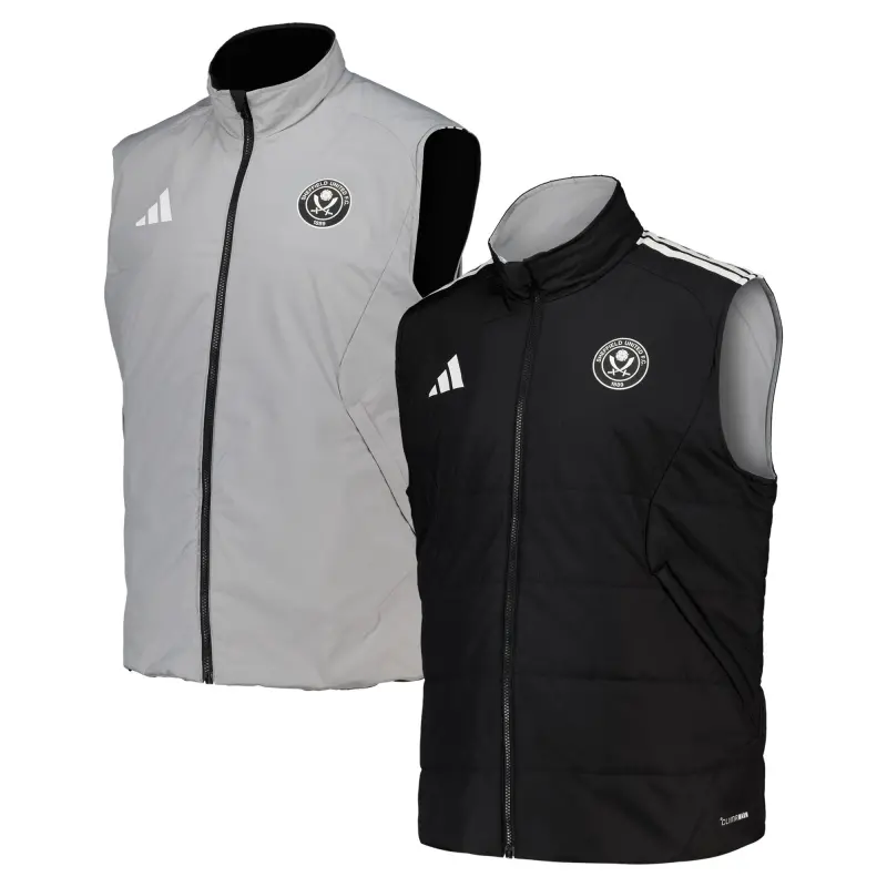 Sheffield United Adidas Training Winter Vest - Black Product Detail
