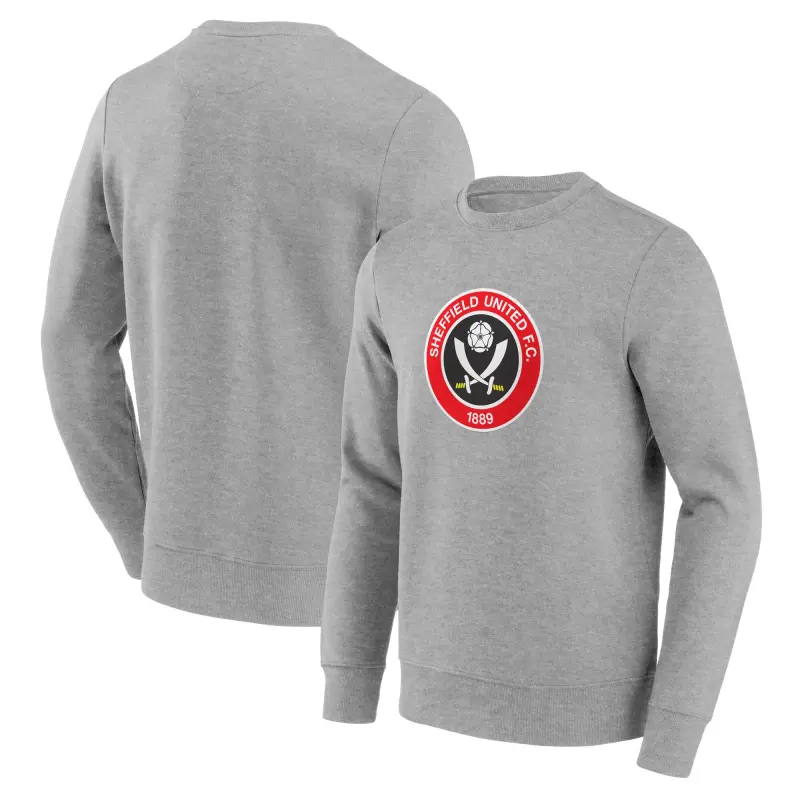 Sheffield United Core Crew Sweat - Grey - Mens Collection View