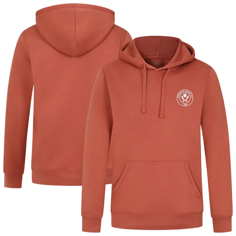 Sheffield United Crest Club Hoodie - Heritage Brown - Mens Product Photo