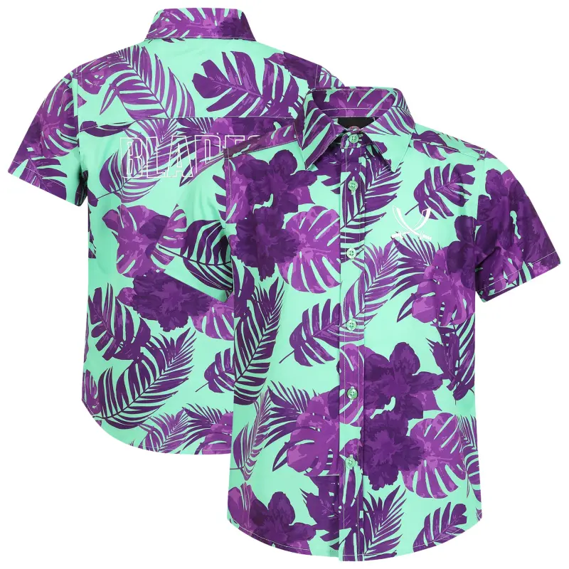Sheffield United Hawaiian Shirt - Green - Kids Item Photo