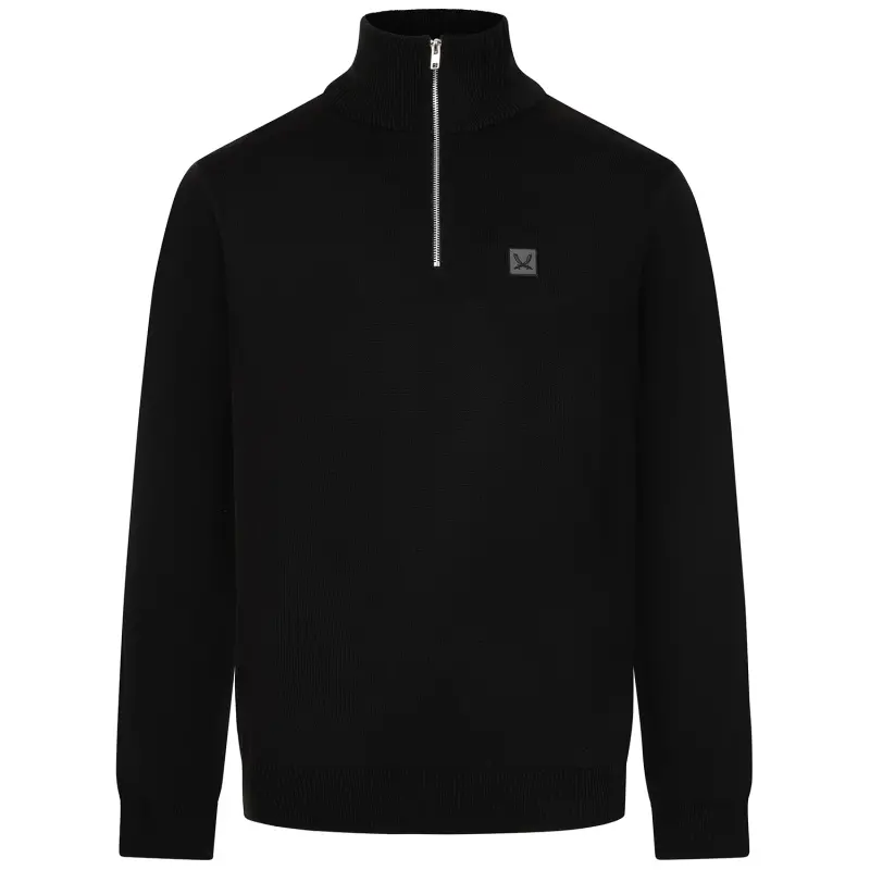 Sword 1/4 Zip Sweat Black apparel and merchandise image