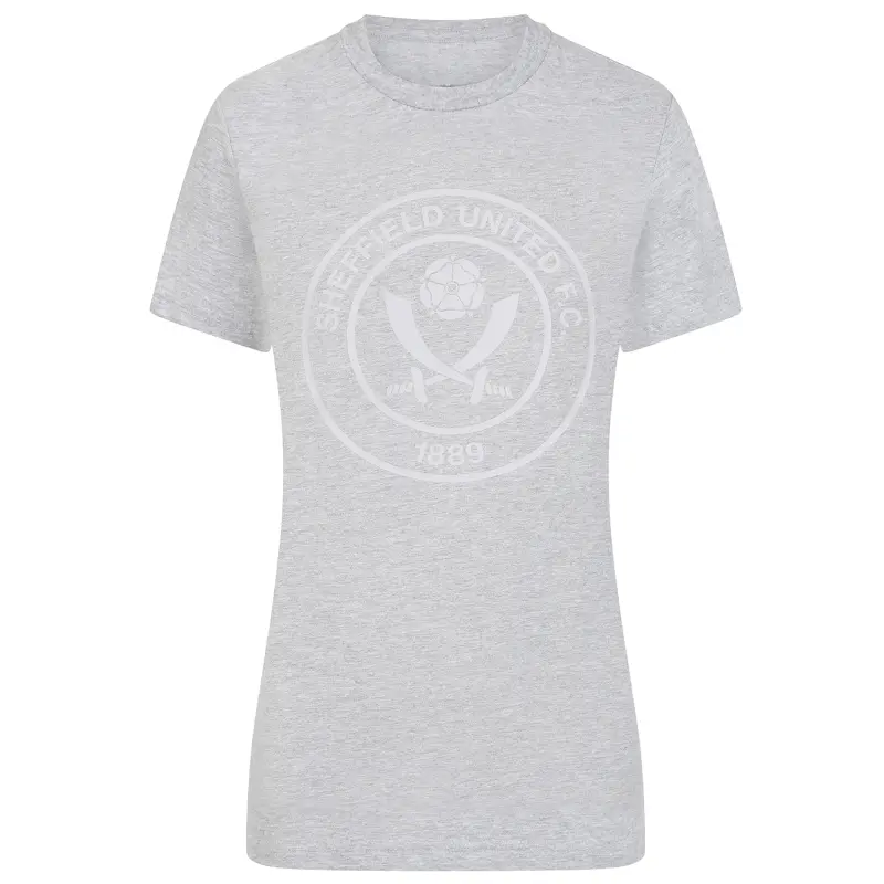 Women Sheffield United Crest Tee Grey product view